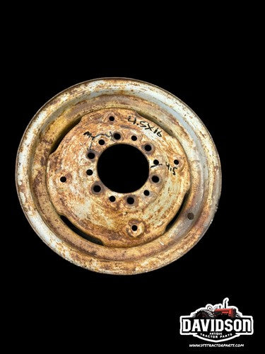 4.5x16 6 Bolt Front Tractor Rim Antique Tractor 4.5 Inch Center Hole