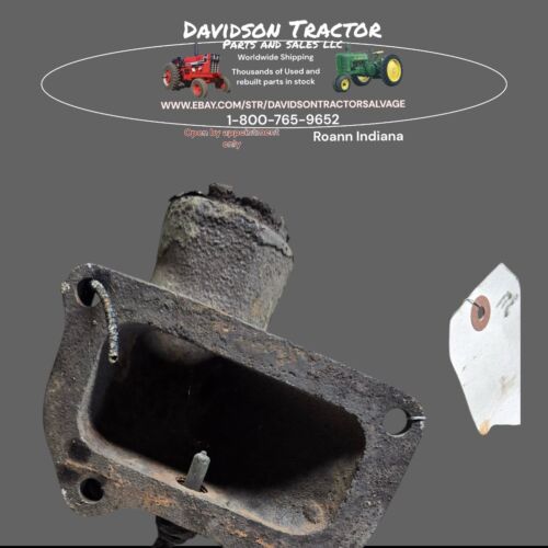 USED JOHN DEERE B2608R B UPPER WATER PIPE CASTING ANTIQUE TRACTOR