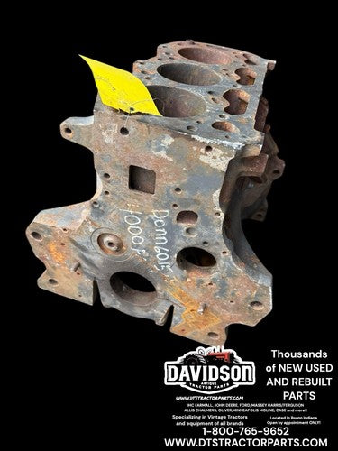 Ford 4000 3 Cyl Diesel Engine Block DONN6015J Good Bare Block Antique Tractor