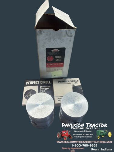 Perkins 152 STD Pistons/Rings Set Of Two Perfect Circle