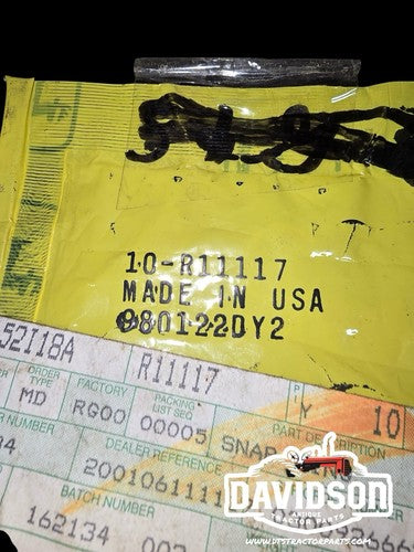 John Deere R11117 Snap Ring 1010 1020 Utility Tractor New Old Stock 10ct