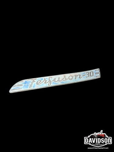 FERGUSON 30 Tractor Vintage Original Hood Side Emblem Antique Tractor