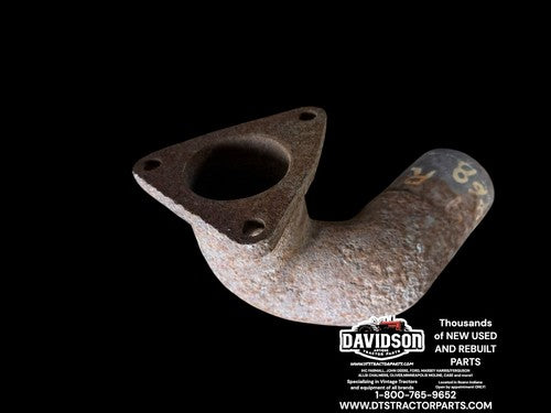 International 1468 Right Exhaust Elbow Antique Tractor