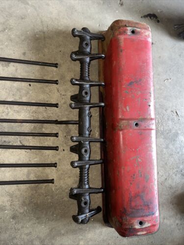 IHC McCormick W9 Gas Valve Cover Rocker Arm Push Rods