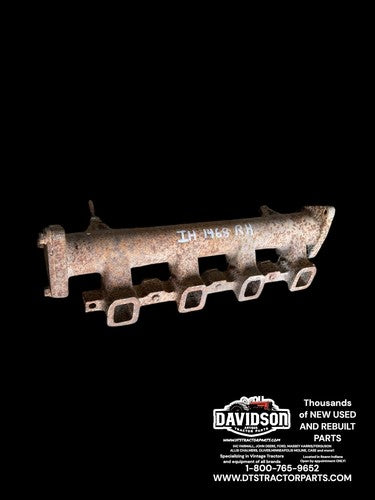International Farmall 1468 Right Exhaust Manifold Antique Tractor V8
