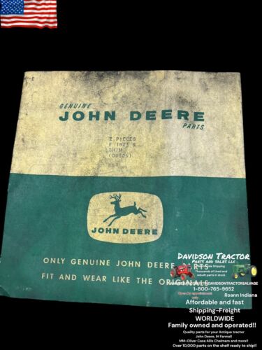 Genuine John Deere F1823R  New Old Stock Shim