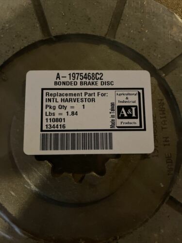 Bonded Brake Disc Fits 706 756 766 1975468C2 1975468C2-A 1975468C2AF 1975468C2AF