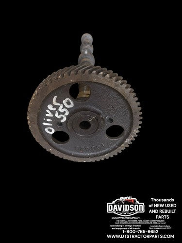 Oliver 550 Gas Used Original Camshaft With Gear 180323 Antique Tractor