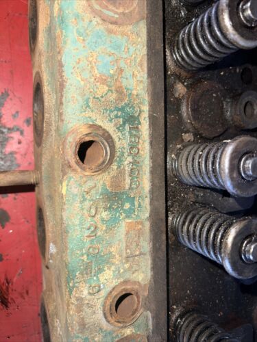 Oliver 66 gas Tractor OL WHITE 1974-75 244 engine motor 4 cylinder head & valves