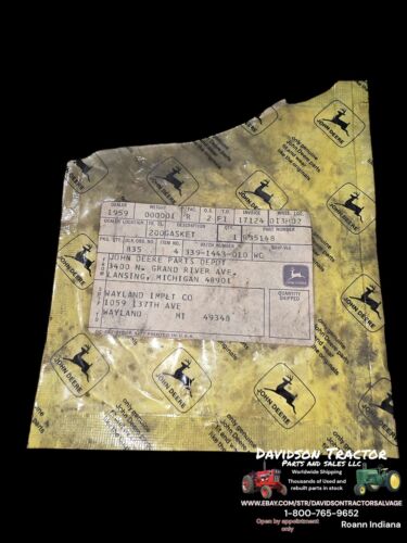 R35148 Genuine John Deere New Old Stock Gasket