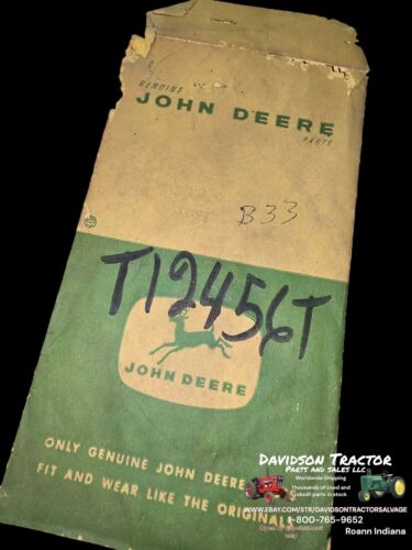 T12456T John Deere NOS Engine Oil Filter Base Gasket For 1010, 2010