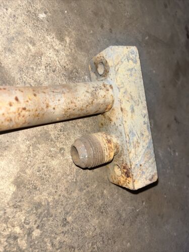 International Farmall 444 IH tractor ORIG steel hydraulic line connector to pump