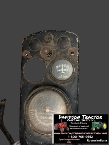 John Deere 420 Dash Panel Instrument Panel W/wiring Antique Tractor