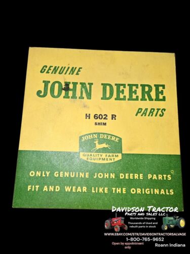 H602R John Deere NOS PTO Bearing Housing Shim For H