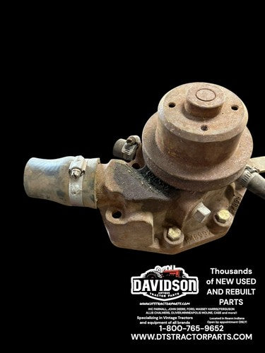 Good Used R55758 Water Pump w Pulley Fits John Deere 820 830 1020 1520 1530 2020