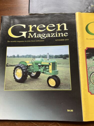 John Deere 2 Cylinder And Green Magazine Lot 9 Books For One Money! 1999-2003
