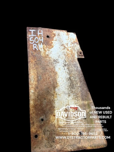 IH Farmall 504 Right Radiator Side Panel Antique Tractor