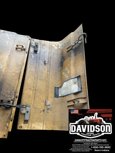 Ford 455-D Hood Side Panel Pair Antique Tractor