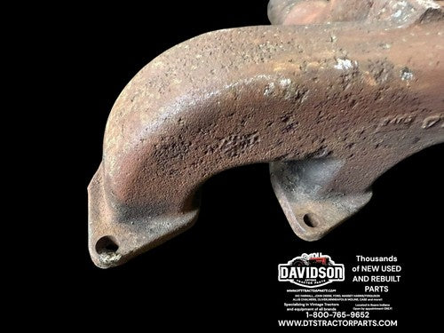 International 684 Exhaust Manifold W/Elbow Antique Tractor 3136668R1 3136066R1