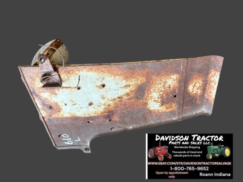 IHC Farmall 660 Left Radiator Side Panel W/ Headlight Bracket Antique Tractor