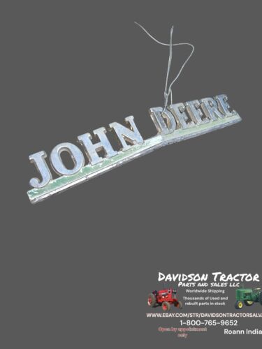 Genuine John Deere 70 Gas LP Nose Cone Badge Emblem Antique Tractor