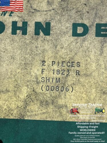 Genuine John Deere F1823R  New Old Stock Shim