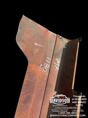 1180 Massey Ferguson Hood Engine Side Panel Antique Tractor Left Hand Hood