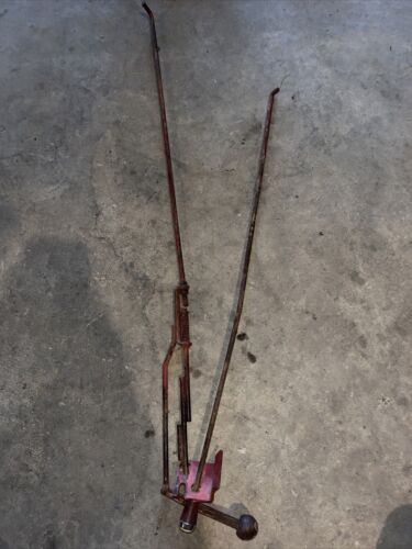 Farmall IH A tractor Vac Vacuum lift control rod w/ handle & mounting bracket