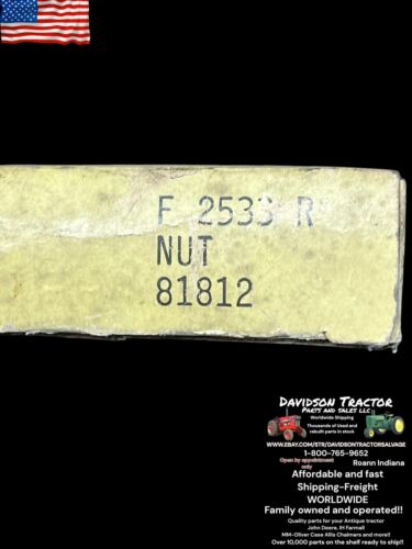 Genuine John Deere F2533R NUT NEW OLD STOCK