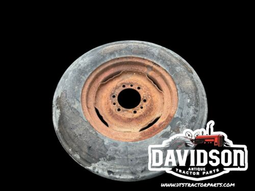 2 Rib 6.00x 16 Co-Op Tire On 6 Bolt Rim Antique Tractor