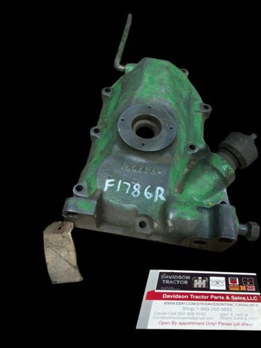 John Deere 70 Tractor JD pony start Diesel motor timing cover panel F1786R