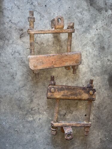 Farmall H Drawbar Frame to Axle Mount Brackets PAIR
