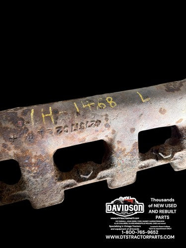 International Farmall 1468 Left Exhaust Manifold Antique Tractor V8