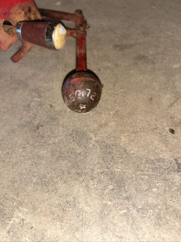 Farmall IH A tractor Vac Vacuum lift control rod w/ handle & mounting bracket
