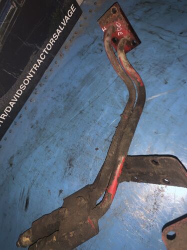 Farmall 300 350 IH tractor front steel hydraulic lines & mounting bracket