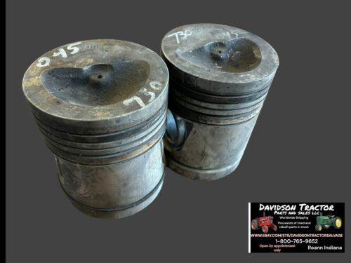 John Deere 730 Gas .045 Over Piston Pair Antique Tractor
