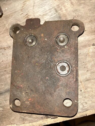 Farmall 400 450 tractor IH hydraulic block valve behind dash cover