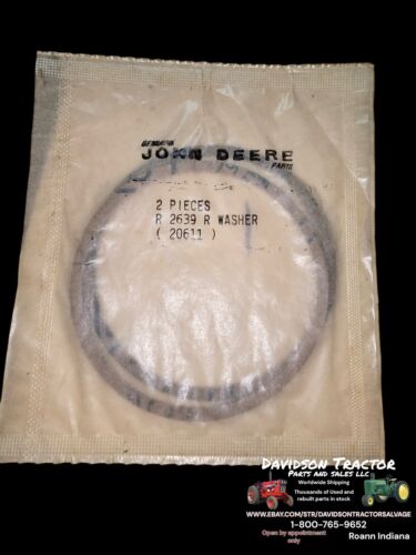 Genuine John Deere R2639R New Old Stock Washer 2 Pack