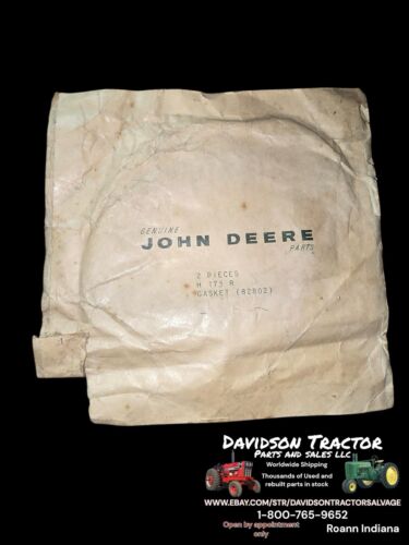 H175R John Deere NOS Upper Water Pipe Gasket For H 2pack