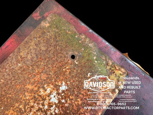 Farmall 560 IH tractor front radiator side hood cover panel w/ emblem RIGHT