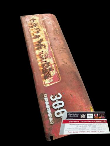 IHC Farmall 300 350 Utility Right Side Hood Panel Antique Tractor