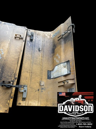Ford 455-D Hood Side Panel Pair Antique Tractor