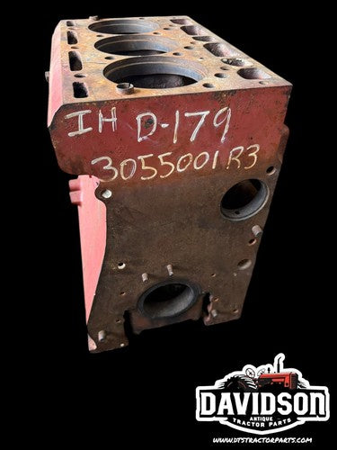 IH INTERNATIONAL 484 DIESEL BLOCK D179 GOOD USED BLOCK 3055001R3