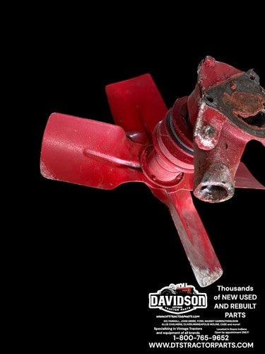 Ford 8N 9N tractor engine motor water pump assembly w/fan