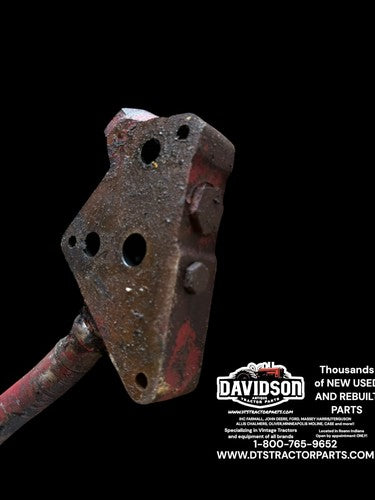International 504 Utility IH Tractor hydraulic oil flow valve w/ main line