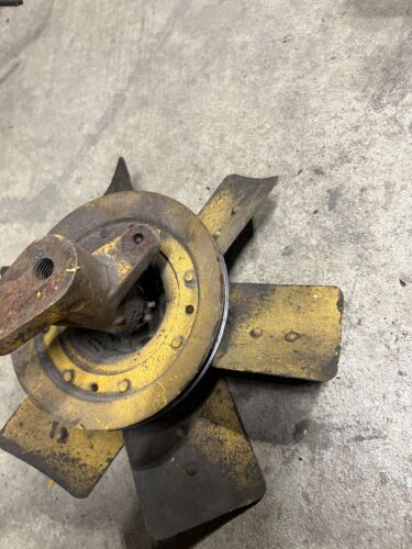 International Cub 154 low boy IH Tractor engine motor fan assembly w/ pulley