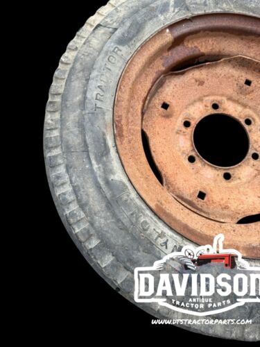 6.00x 16 Co-Op Tire On 6 Bolt Rim Antique Tractor
