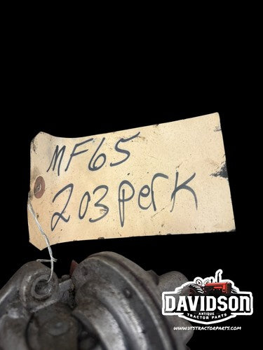 Massey Ferguson 65 Fuel Pump 203 Perkins Antique Tractor