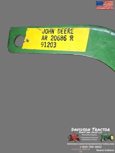Genuine John Deere AR20686R New Old Stock Arm Bracket