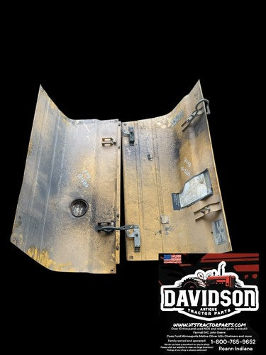 Ford 455-D Hood Side Panel Pair Antique Tractor